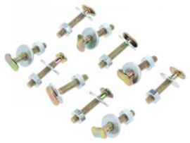 Bevestiging Boutjes set Ovaal Buddyseatstrip M3 10-Delig Universeel