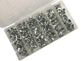 Assortiment set vleugelmoeren 150-Delig