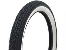 Band 17 Inch Sava / Mitas B7 Straatprofiel - White Wall 2.75x17 Universeel