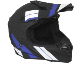 Helmet Cross Retro MT Vito Tivoli Matt Black - Blue - White