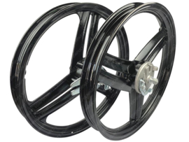 Wheel set 17 Inch 1.60 Black model as Grimeca Puch Maxi