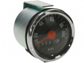 Speedometer VDO Replica Black 100km/h 48mm Universal / Puch Maxi