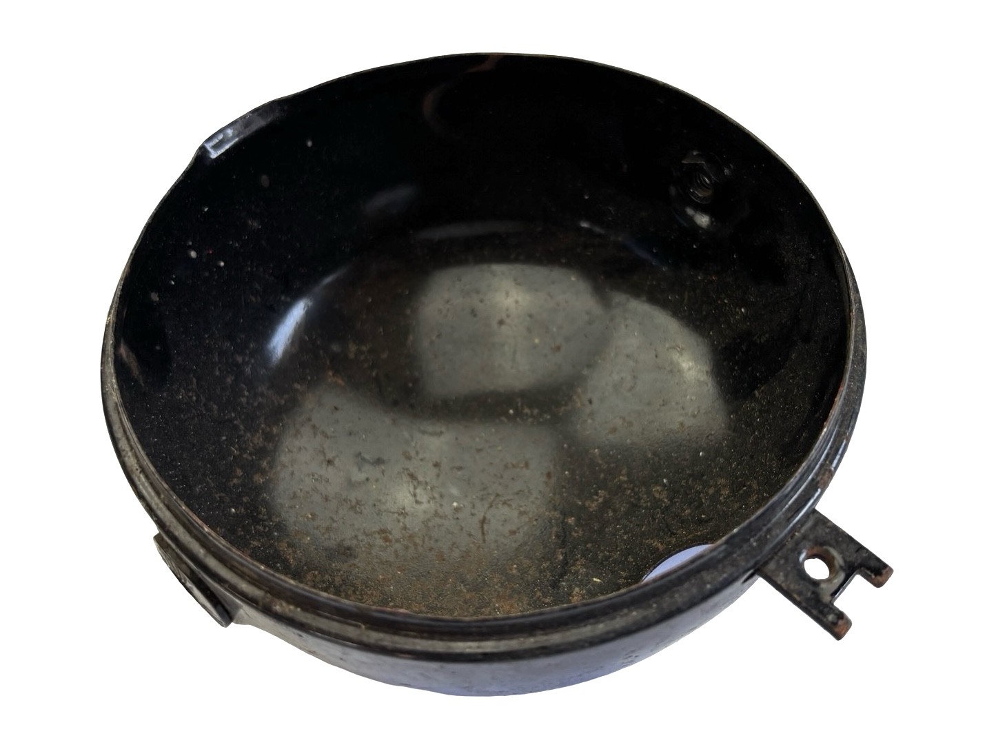 Koplampdeksel zwart 130mm Origineel! Puch Maxi