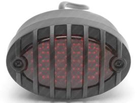 Rear light Black / Red Classic Prison Caferacer Style! LED Universal