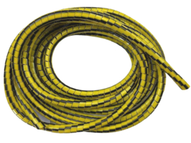 Cover Outer cable Black / Yellow 6mm 2 Meter Universal
