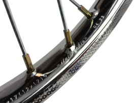 Spaakvelg set 17 Inch 1.20 Staal Italcerchio - Gepolijst A-Kwaliteit! Puch Maxi N