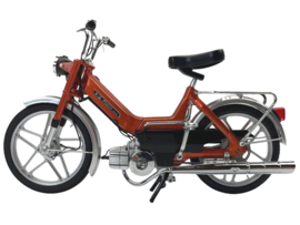 Schaalmodel 1:10 metallic oranje als origineel Puch Maxi N