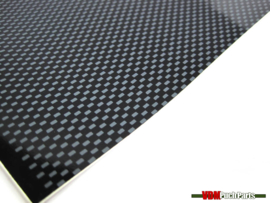 Carbon look sticker vel (25x35cm)