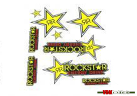Sticker set 20cm x 24cm Rockstar Energy