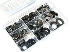 Assortiment set Vlakke Sluitringen Staal Din 125-1 A&B  440-Delig