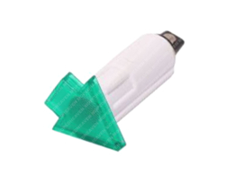 Controlelamp Groen - Pijl 6 Volt Universeel