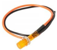 Indicator Lamp Orange 8mm - 12 Volt Universal
