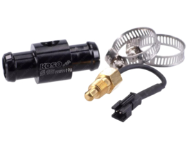Temperatuursensor + Slang Connector 16mm Zwart Universeel