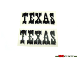 Tank transfer sticker set Puch Texas