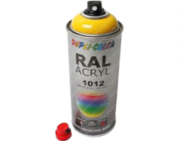 Dupli Color Spuitlak Citroen Geel 400ML RAL 1012