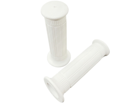 Handle grips set 22mm - 24mm 120mm White Lusito MT88 Universal