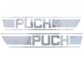 Sticker set Tank Chroom Puch X30