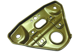 Gabelbrücke Gabel Pulverbeschichtet Gold (RAL 1036) Original! Puch Maxi S