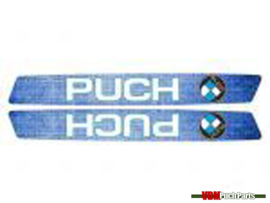 Tank transfer sticker set Puch Blue Denim Puch Maxi S/N