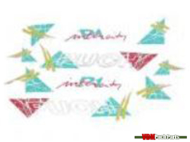 Sticker set green / yellow Puch P1 Intercity