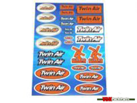 Sticker set  24cm x 33cm 26-Delig Twin Air