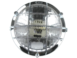 Koplamp unit Rond Zwart met Grill Puch Maxi