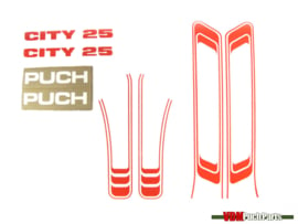 Lijnen sticker set (Puch City 25)