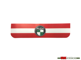 Sticker license plate holder black / red Austria