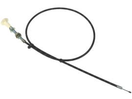 Kabel Choke Zwart met Witte Knop Tomos / Puch 2 / 3 Versnellingen