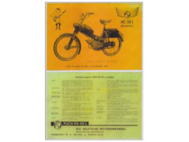 Poster 870mm x 600mm Puch MS-50-L Reprint
