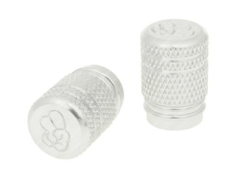 Valve cap set Peace Silver 2-Pieces Universal