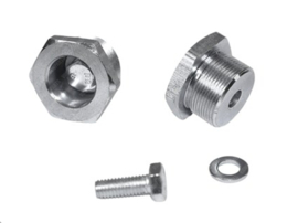 Abschluss Satz Gabel M22 x 1mm 4-Stück Tomos 2L / 3L / 4L / Puch MC / VS / VZ / Etc