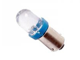 Gloeilamp BA9 LED Blauw 6 Volt - 4 Watt Universeel