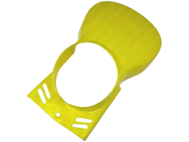 Headlight spoiler plastic Round Yellow Fast Arrow Universal / Puch Maxi