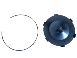 Druckplatte + Sicherungsring Kupplung Anrollmotor Puch e50