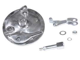 Brake torque plate set Rearside Tomos 2L / 3L / Puch MV / MS / VS / Etc