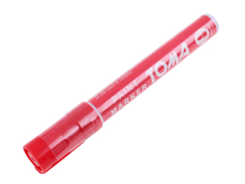Marker for tyre / steel / wood / plastic / glass Red
