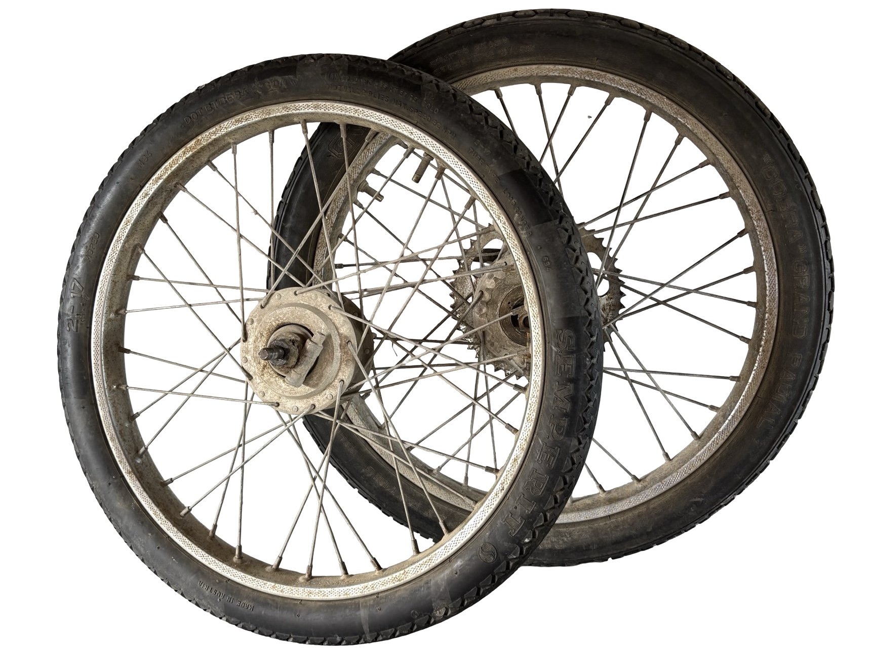 17 Zoll Speichenrad Satz Original! Puch Maxi