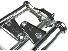 EBR Voorvork lang 65cm sterke versie (Chroom)