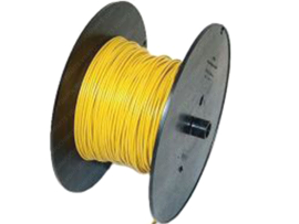 Electrisch draad Geel 1.5mm (Per meter)