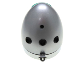 Headlight egg-headlight 102mm Silver / Chrome Bottom mounting Puch Maxi