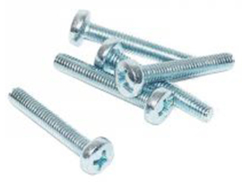 Cylinder Bolt Crosshead Galvanized M6 x 45mm DIN 7985H