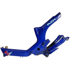 Frame with swingarm + lock holder blue original Puch Maxi Z-Two