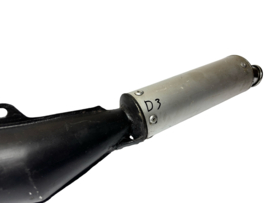 Auspuff Bullit Schwarz - Aluminium 28mm Puch Maxi