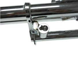 EBR Gabel Chrom mit Lenkerschloss Aufname Wie Original Altes Modell Puch Maxi