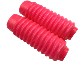 Harmonika dust rubber set 120mm front fork Pink Puch Maxi
