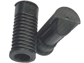 Footrest rubber set small black Puch Maxi