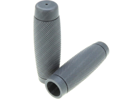 Handle grip set 22mm - 24mm 125mm Grey Ribbed Universal