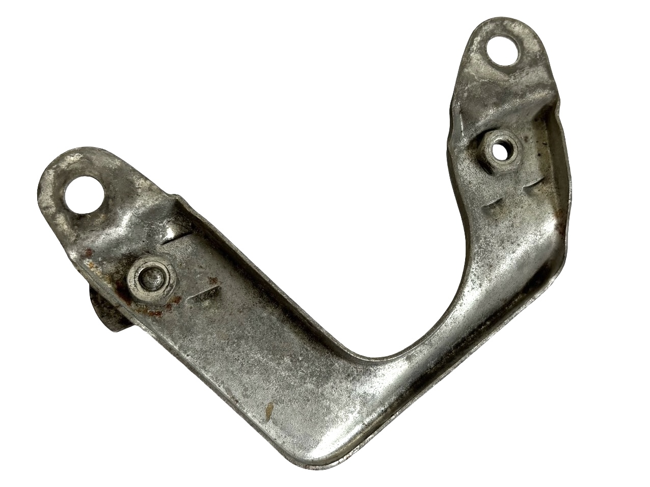 Grundplatte + Fangbügel für Schaltzüge 2 Gang Tomos / Puch