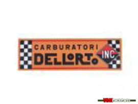 Sticker orange 180mm x 55mm Dellorto